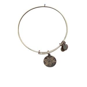 Alex and Ani Grandmother Expandable Charm‎ Bracelet Gold Tone Jewelry